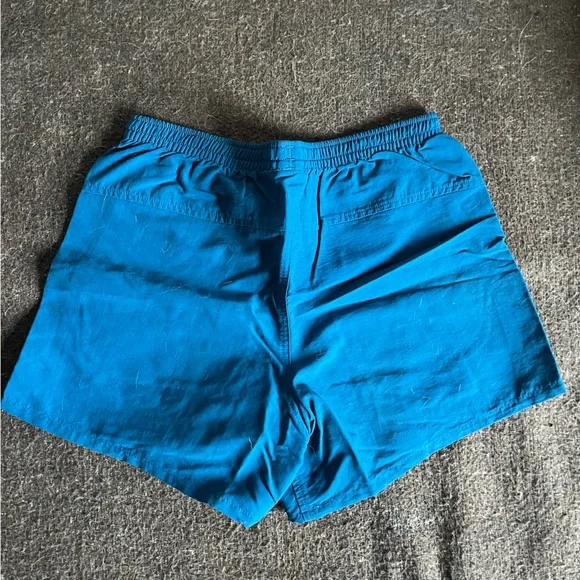 Women’s Patagonia Baggies Teal Shorts S - Picture 2 of 3